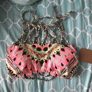 Bathing suit halter top